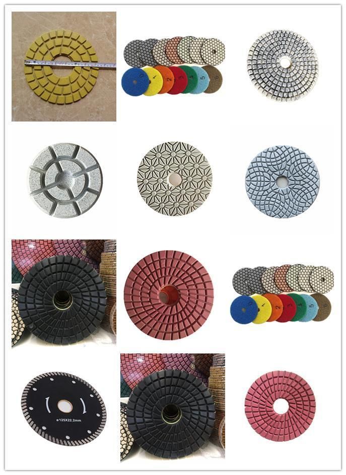 Hot Sale Diamond 6 Inch Marble Polishing Pad Abrasive Wet Marble Polishing Pads