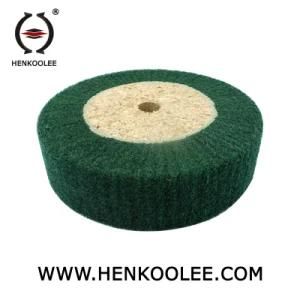 Non Woven Polishing Flap Wheel (Green Colour)