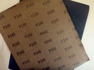 Waterproof Silicon Carbide Latex Abrasive Paper /Sandpaper FM58 120#