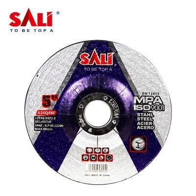 Sali 5&quot; 125*6*22.2 T27 Grinding Disc Wheel for Metal Inox with MPa Certificate