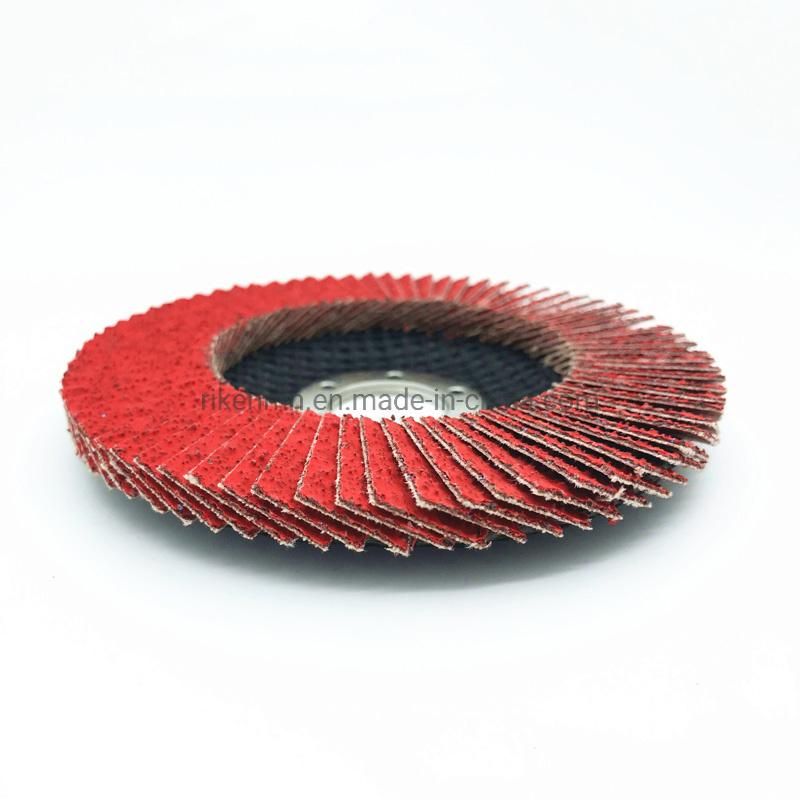 Ceramic Flap Discs Metal Grinding Wheel Stainless Steel Polishing Disc