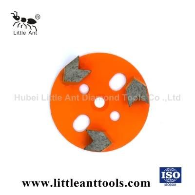 3 Teeth Concrete/Granite/Marble Diamond Grinding Wheel