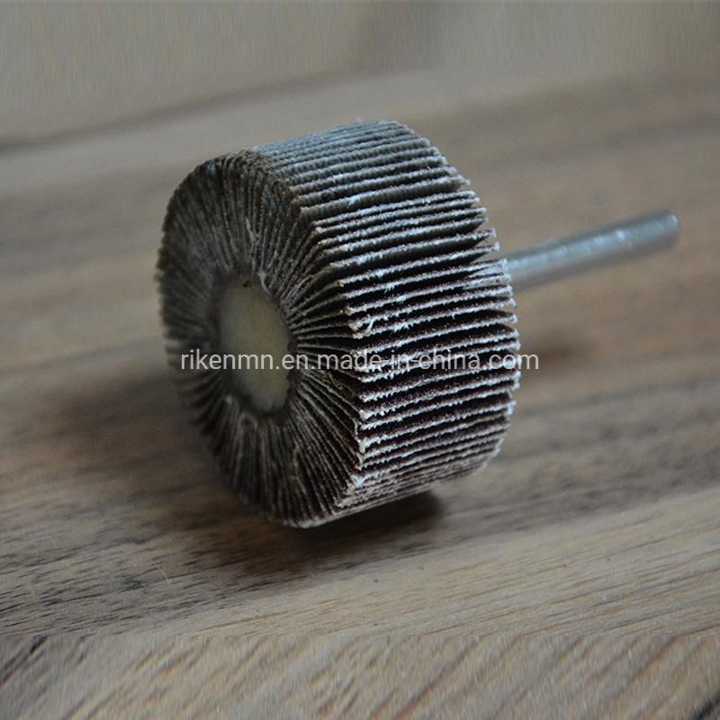 Abrasive Cloth Flap Disc for Wood Polishing Flap Wheel with Shaft