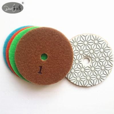 Daofeng 6inch 150mm 3 Step Wet Polishing Pad