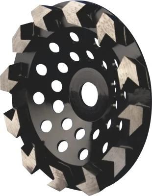 Htg-Jcw Diamond Concrete Grinder Disc Grinding Cup Wheels Supplier