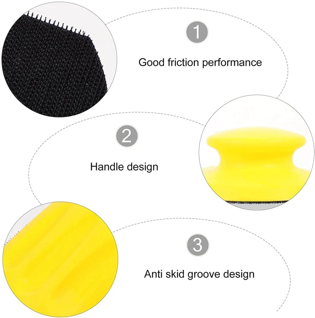 Sanding Disc Plastic Backing Polishing Pad Hook and Loop Hand Sanding Block