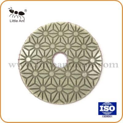 4&quot;/100mm 4 Steps Wet Use Grinding Wheel Abrasive Tools Diamond Polishing Pad for Stone