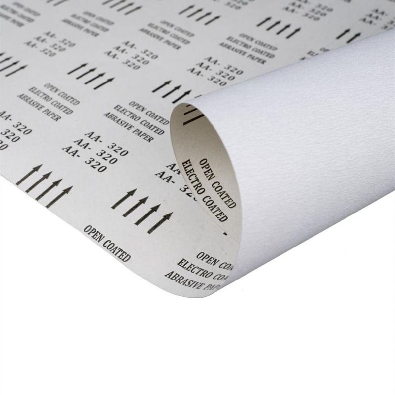 60# 80# Jumbo Sandpaper Roll Manufacturers Sanding Aluminum Oxide Emery Abrasive Paper Roll