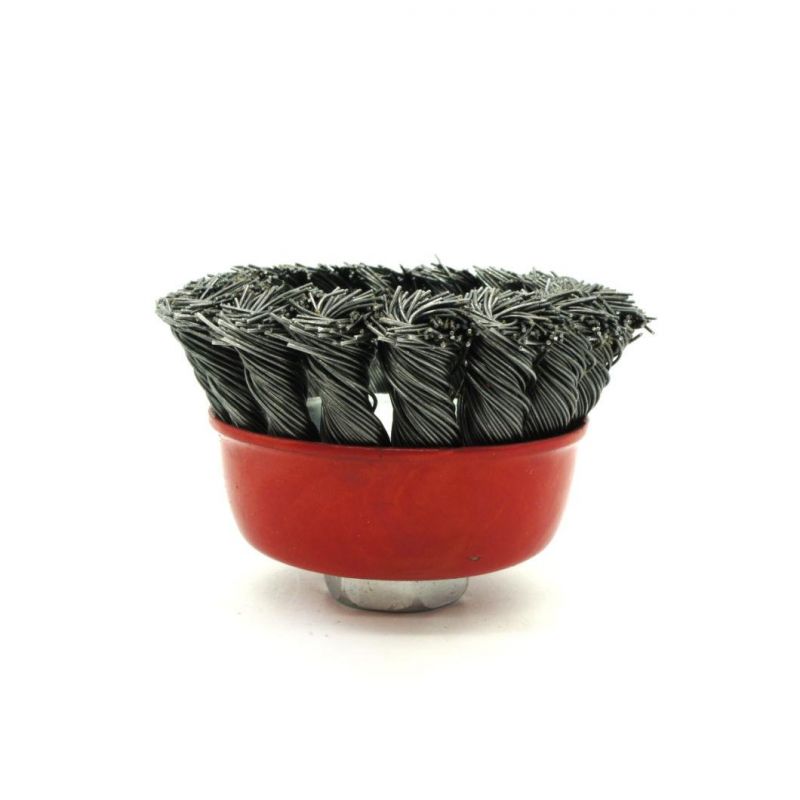 Knot Cup Brushes for Right Angle Grinders
