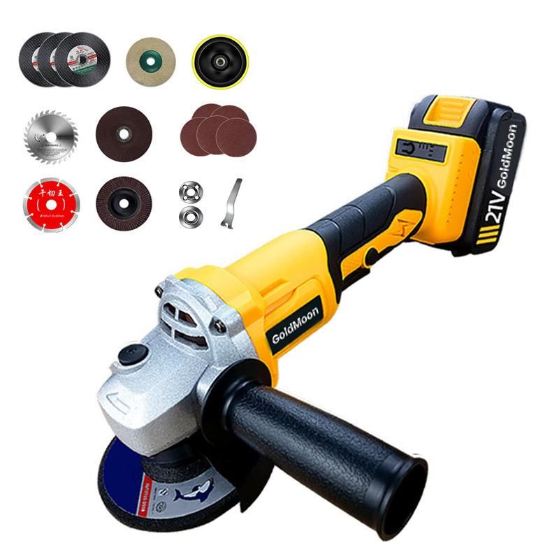 Goldmoon Hot Sale Customized Brushless Wood Blade Cordless Angle Grinder