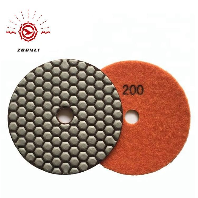 100mm Fast Grinding Abrasive Tool Polishing Pad for Marble