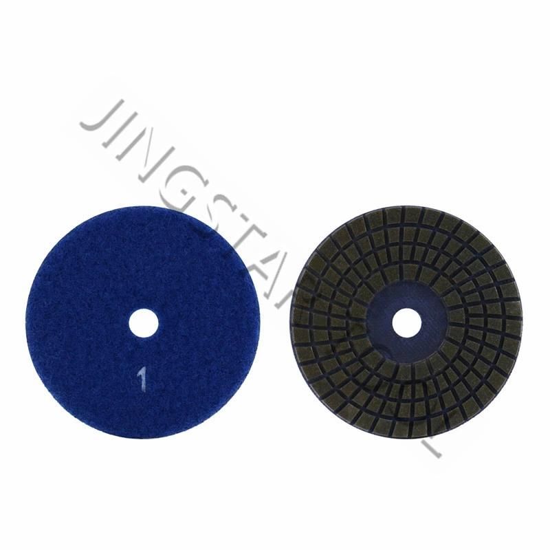 4 Steps Dry Polishing Pad for Granite Quartz Ceramic Concrete and Glass