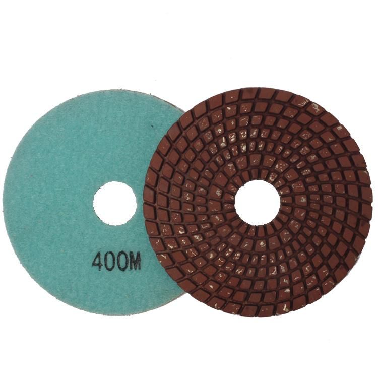 Premium Quality 3inch 4inch 5inch Diamond Metal Pads for Stone Polishing Wet Use