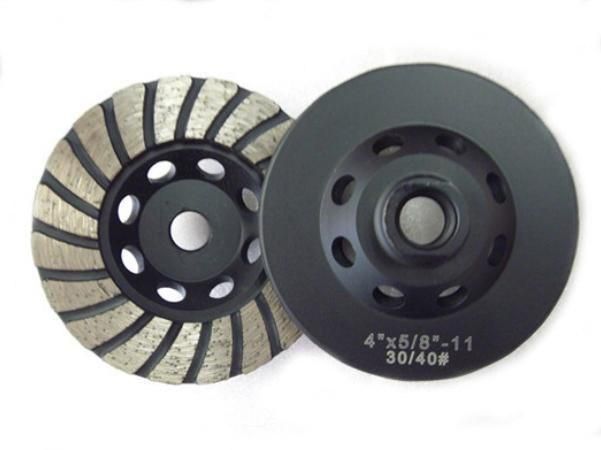 4 Inch Turbo Steel Grinding Wheel for Coarse Concrete