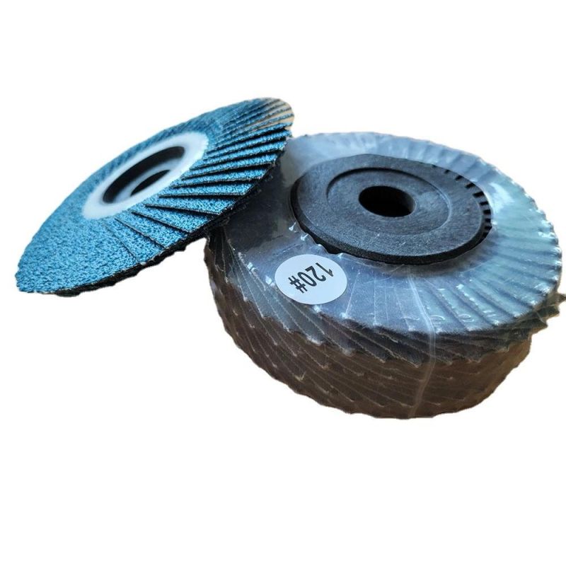 Korean Dish Grinding Flower Wheel Aluminum 60# 80# 120# 240# 320# Flexible Flap Disc