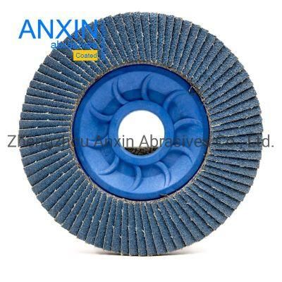 Flap Disc with Blue Nylon Backing