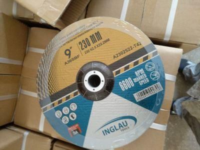 230X2.5X22.2mm Depressed Center Abrasive Cutting Discs