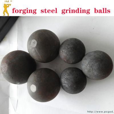 High Hardness Forged Grinding Steel Balls for Cement Plant and Mining