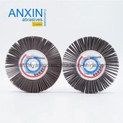 Glue Injected Flap Wheel with M14 or 5/8-11 Screw Arbor