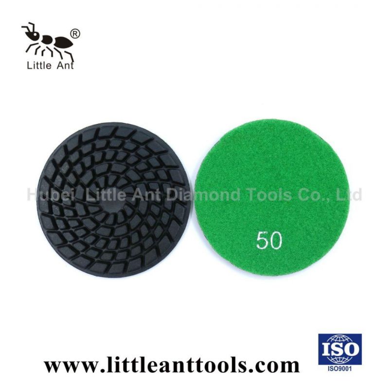 Resin Bond Wet & Dry Flexible Diamond Grinding Polishing Pad for Concrete