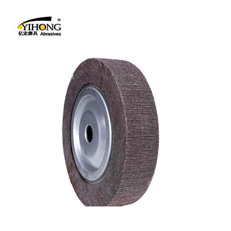 OEM China Manufacture Making 100-350mm Aluminium Oxide Flap Wheel for Grinding Metal