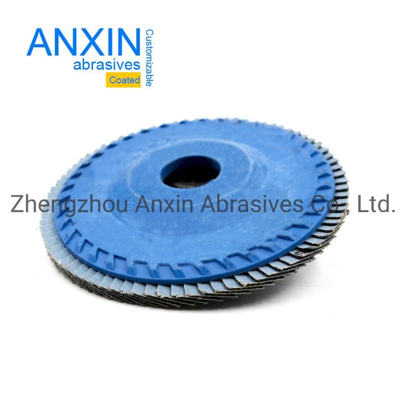 Flap Disc with Blue Nylon Backing