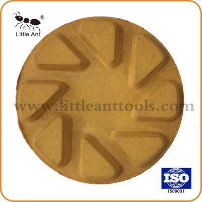 Eight Teeth Diamond Tool Floor Marble Granite Polishing Pad for Square Area