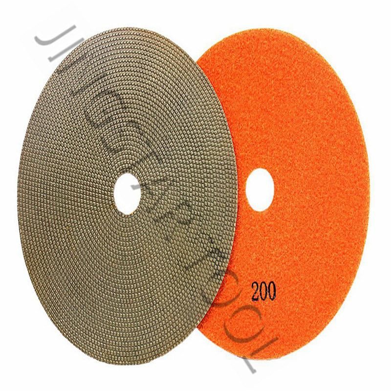 Quality Diamond Electroplated Flexible Polishing Pad for Stone Ceramic Concrete Glass