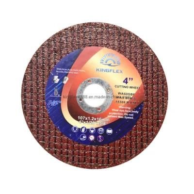 Abrasive Wheel, 107X1X16mm, 2nets Brown, for General Steel, Metal and Stainless Steel