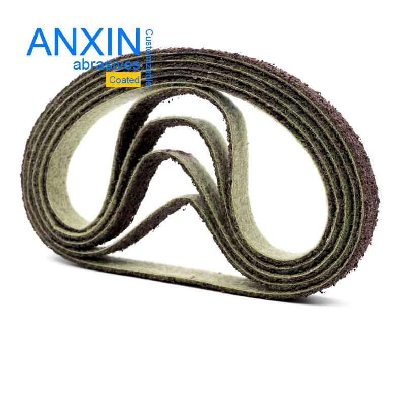Surface Condition Abrasive Belt in Red Color