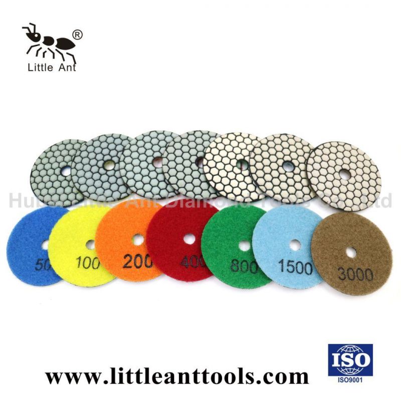 Super Grade Diamond Dry Polishing Pad for Marble, Granite, Concrete Polishing