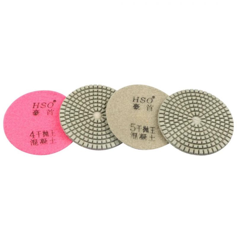 4-Inch 100mm Concrete Floor Polishing Pad