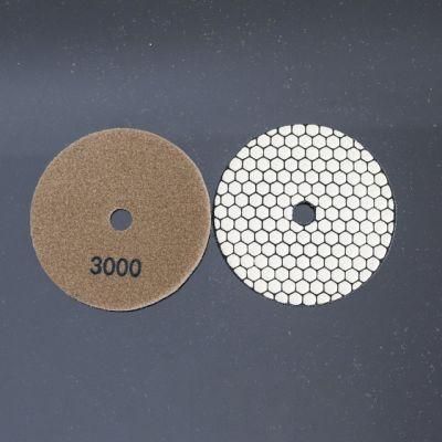 7 Steps 100mm Diamond Dry Grinding&Polishing Pads for Granite&Marble Top