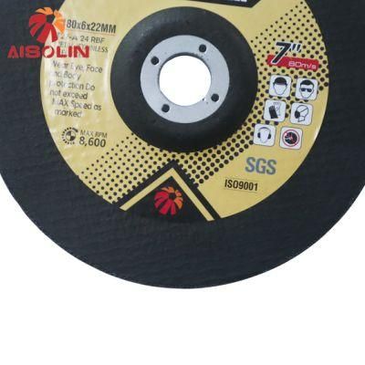 180mm Polishing Tool Resin Abrasive Grinding Wheel with MPa ISO9001 TUV Certificates