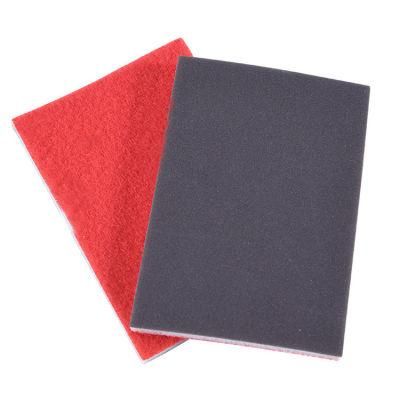 120 Grit Factory 100*70 Mmvelcro Abrasive Polishing Sandpaper Sponge Sanding Sponge