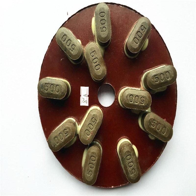 4 Inch 3 Steps Polishing Pads for Granite Concrete Polishing Pad