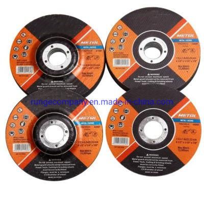 4.5inch 115X6.0mm Power Tools Abrasive Grinding Wheels for Metal Grinding Disc Angle Grinder