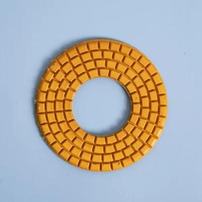 Qifeng Manufacturer Power Tool Factory Direct Sale Diamond 125mm Marble Granite Abrasive Wet Use Big Hole Polishing Pads