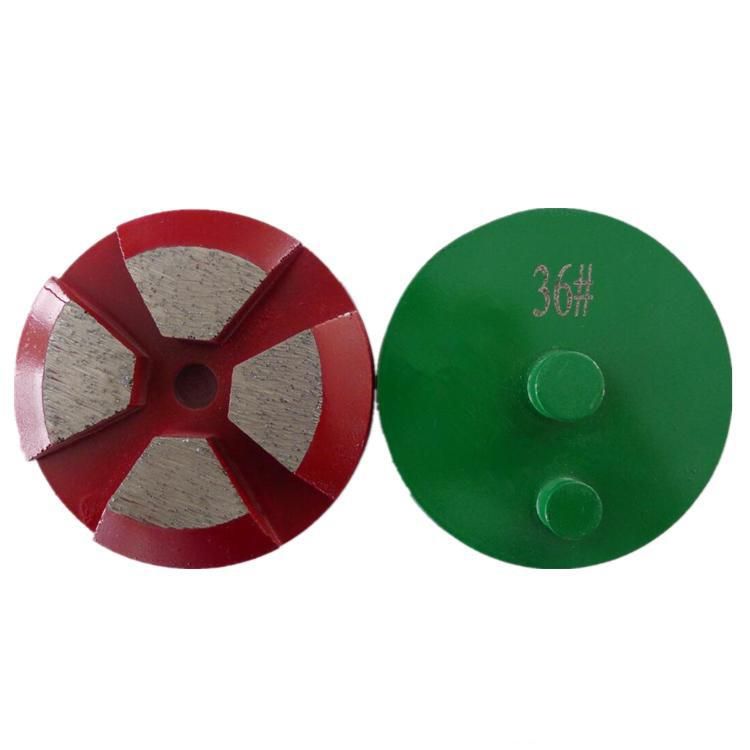 3 Inch D80mm Diamond Grinding Disc with Two Pins Diamond Polishing Pads for Concrete and Terrazzo Floor