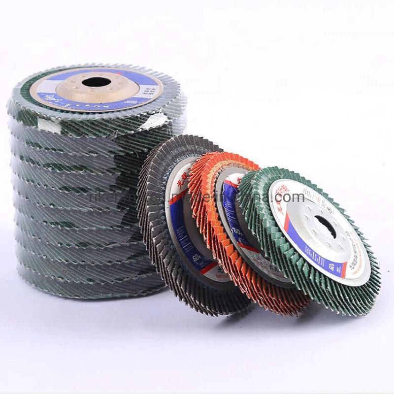 High Density Abrasive Grinding Wheel Abrasive Cloth Angle Grinder Flap Disc