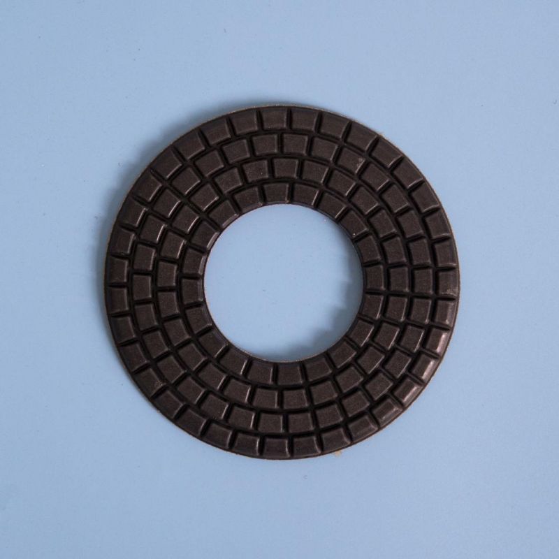 Qifeng Manufacturer Power Tools Diamond 125mm Polishing Pads with Big Hole for Marble Granite