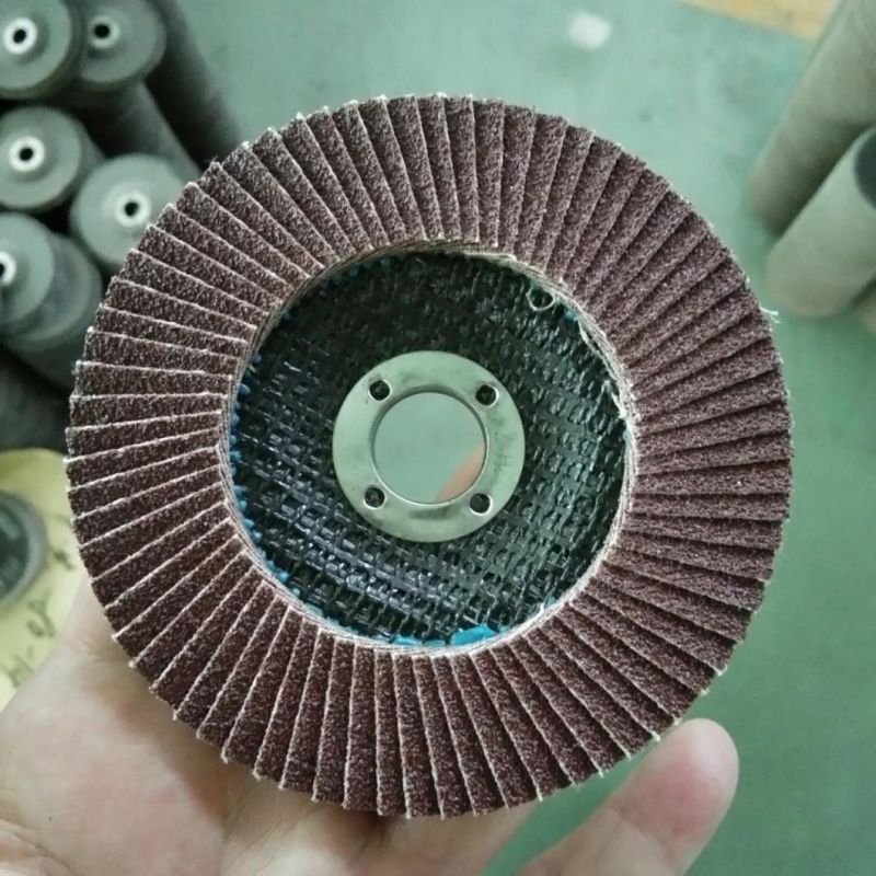 Ao/Ca Disc, Flap Wheel, Angle Grinder Polishing Flap Disc 100mm, for Curve Metal Surface