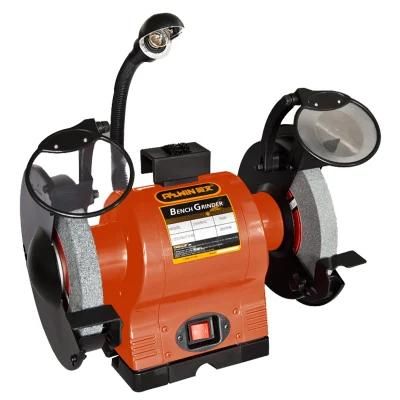 Retail 230V 550W 200mm Electrical Bench Grinder with Magnifier for Home Use