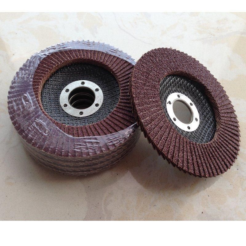Wholesale Price OEM 4.5′′ 40# Aluminum Oxide Flap Disc for Metal Grinding and Polishing Abrasive Tools