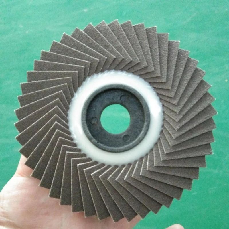 100*16 mm Abrasive Flap Disk in Bulk for Angle Grinders Grinding Wheel, Flap Disc, Flexible Flower Shap Radial Disc for Irregular Surface, Curve Surface