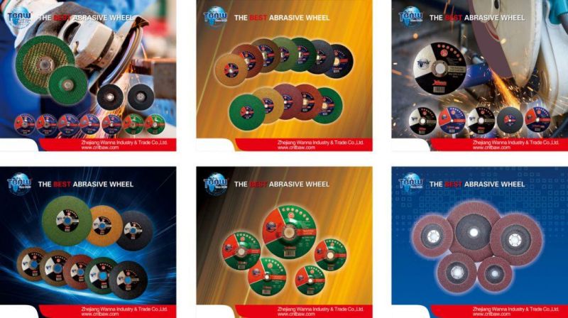 China Disco De Corte Tbaw Reinforced 7 Inch 180X3.0X22.2mm Abrasives Cutting Discs for Metal with MPa Certificate
