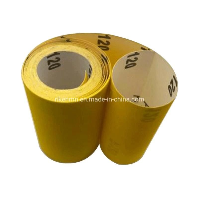 100mmx50m Sand Paper Yellow Abrasive Sanding Paper Sandpaper Roll