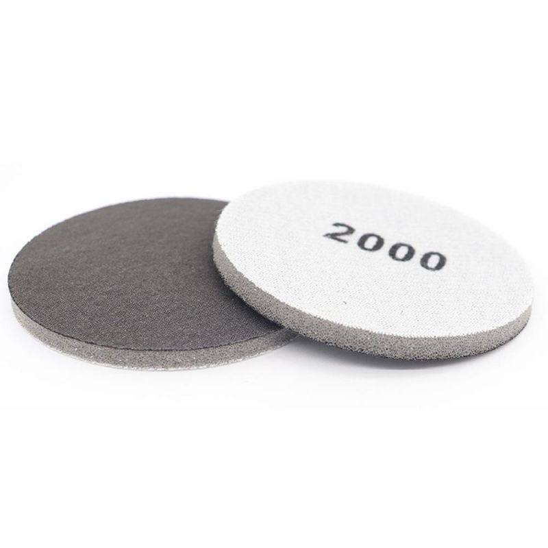 Foam Polishing Pad Wear Resistant Alumina Abrasive Sponge Sanding Pads3-6 Inches 75-150mm