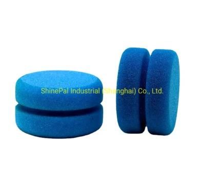 Hot Sell Car Care Products Blue Yo-Yo Shape Tire Dressing Foam Sponge Applicator