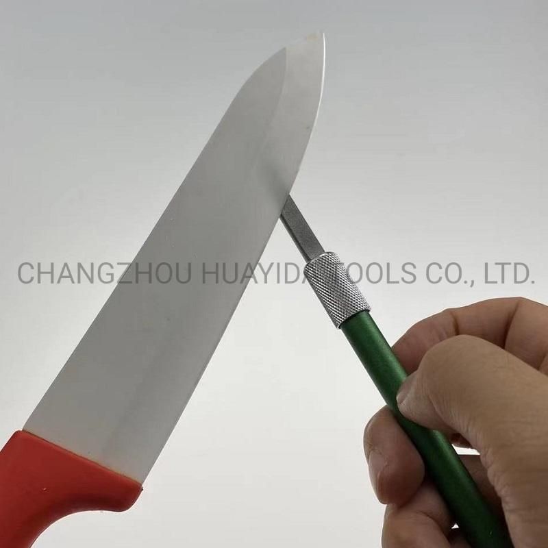 Multifunctional Diamond Knife Sharpening Rod for Outdoor Hunting Fishing
